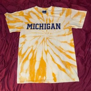 Tie dye Michigan tee